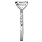 *** Lab Grown Diamond *** Classic Semi-Mount Diamond Ring