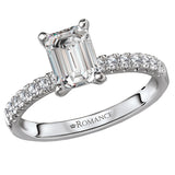 *** Lab Grown Diamond *** Classic Semi-Mount Diamond Ring