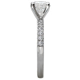 *** Lab Grown Diamond *** Diamond Semi-mount Engagement Ring
