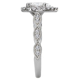*** Lab Grown Diamond *** Halo Semi-Mount Diamond Ring