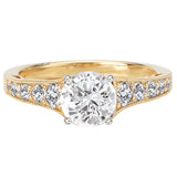 *** Lab Grown Diamond *** Classic Semi-Mount Diamond Ring