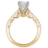 *** Lab Grown Diamond *** Classic Semi-Mount Diamond Ring