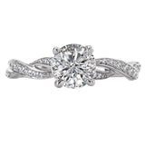 *** Lab Grown Diamond *** Classic Semi-Mount Diamond Ring
