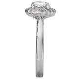 *** Lab Grown Diamond *** Halo Semi-Mount Diamond Ring