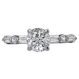 *** Lab Grown Diamond *** Classic Semi-Mount Diamond Ring