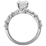 *** Lab Grown Diamond *** Classic Semi-Mount Diamond Ring
