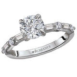 *** Lab Grown Diamond *** Classic Semi-Mount Diamond Ring