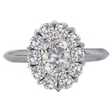 *** Lab Grown Diamond *** Halo Semi-Mount Diamond Ring