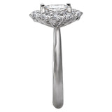 *** Lab Grown Diamond *** Halo Semi-Mount Diamond Ring
