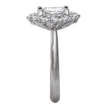 Halo Semi-Mount Diamond Ring