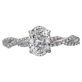 *** Lab Grown Diamond *** Classic Semi-Mount Diamond Ring