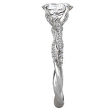 *** Lab Grown Diamond *** Classic Semi-Mount Diamond Ring