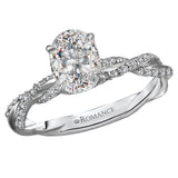 *** Lab Grown Diamond *** Classic Semi-Mount Diamond Ring