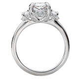 *** Lab Grown Diamond *** 3 Stone Semi-Mount Diamond Ring