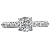 *** Lab Grown Diamond *** Classic Semi-Mount Diamond Ring