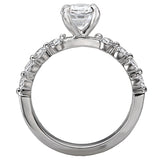 *** Lab Grown Diamond *** Classic Semi-Mount Diamond Ring