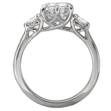 *** Lab Grown Diamond *** 3 Stone Semi-Mount Diamond Ring