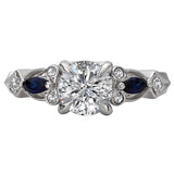 *** Lab Grown Diamond *** Classic Semi-Mount Diamond Ring