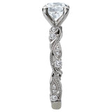 *** Lab Grown Diamond *** Classic Semi-Mount Diamond Ring