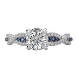 *** Lab Grown Diamond *** Classic Semi-Mount Diamond Ring