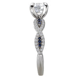*** Lab Grown Diamond *** Classic Semi-Mount Diamond Ring