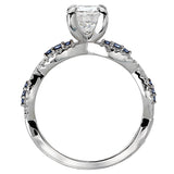 *** Lab Grown Diamond *** Classic Semi-Mount Diamond Ring