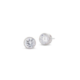 Martini Set Simulated Diamond Stud Earrings