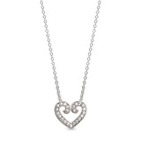 Small Swirled Heart Pendant