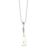 Teardrop Pearl Necklace