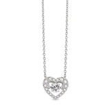 Dancing Stone Heart Necklace