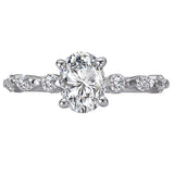 *** Lab Grown Diamond *** Classic Semi-Mount Diamond Ring