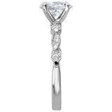 *** Lab Grown Diamond *** Classic Semi-Mount Diamond Ring