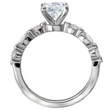 *** Lab Grown Diamond *** Classic Semi-Mount Diamond Ring