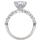 Semi-Mount Diamond Engagement Ring