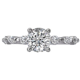 Classic Semi-Mount Diamond Ring