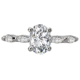 *** Lab Grown Diamond *** Classic Semi-Mount Diamond Ring