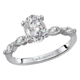 *** Lab Grown Diamond *** Classic Semi-Mount Diamond Ring