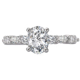 *** Lab Grown Diamond *** Classic Semi-Mount Diamond Ring