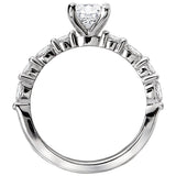 *** Lab Grown Diamond *** Classic Semi-Mount Diamond Ring