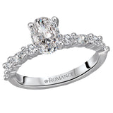 *** Lab Grown Diamond *** Classic Semi-Mount Diamond Ring