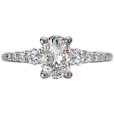 *** Lab Grown Diamond *** Classic Diamond Semi-Mount Engagement Ring