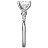 *** Lab Grown Diamond *** Classic Diamond Semi-Mount Engagement Ring