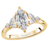*** Lab Grown Diamond *** Classic Semi-Mount Engagement Ring