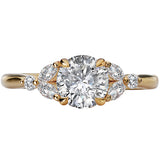 *** Lab Grown Diamond *** Diamond Semi-Mount Engagement Ring