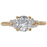 *** Lab Grown Diamond *** Diamond Semi-Mount Engagement Ring