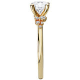 *** Lab Grown Diamond *** Diamond Semi-Mount Engagement Ring