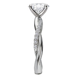 *** Lab Grown Diamond *** Semi-Mount Diamond Engagement Ring