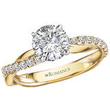 *** Lab Grown Diamond *** Semi-Mount Diamond Engagement Ring