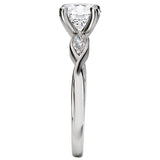 *** Lab Grown Diamond *** Diamond Semi-Mount Engagement Ring