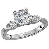 *** Lab Grown Diamond *** Diamond Semi-Mount Engagement Ring